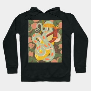 Snake and Carnivorous Plants Hoodie